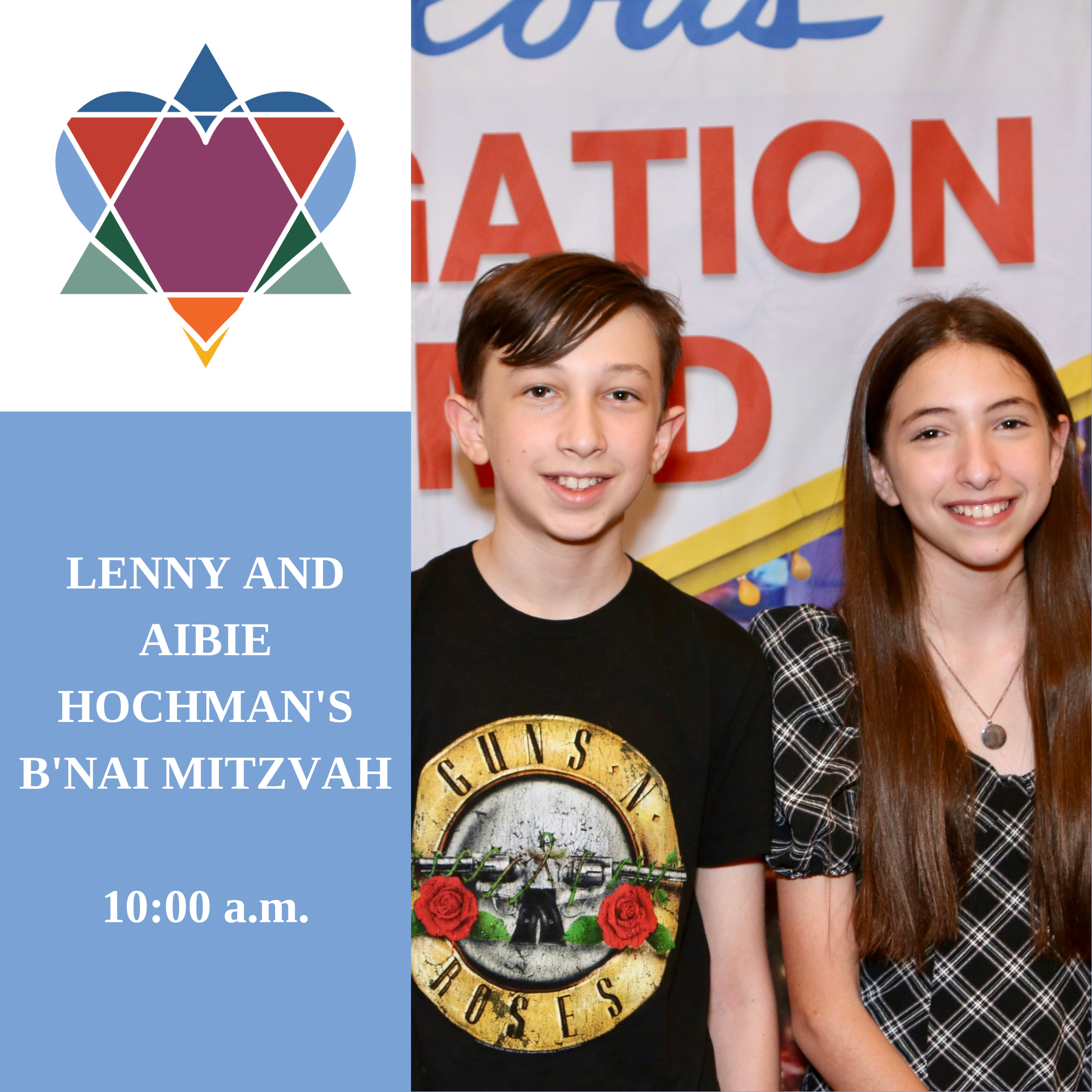 LENNY AND AIBIE HOCHMAN’S B’NAI MITZVAH