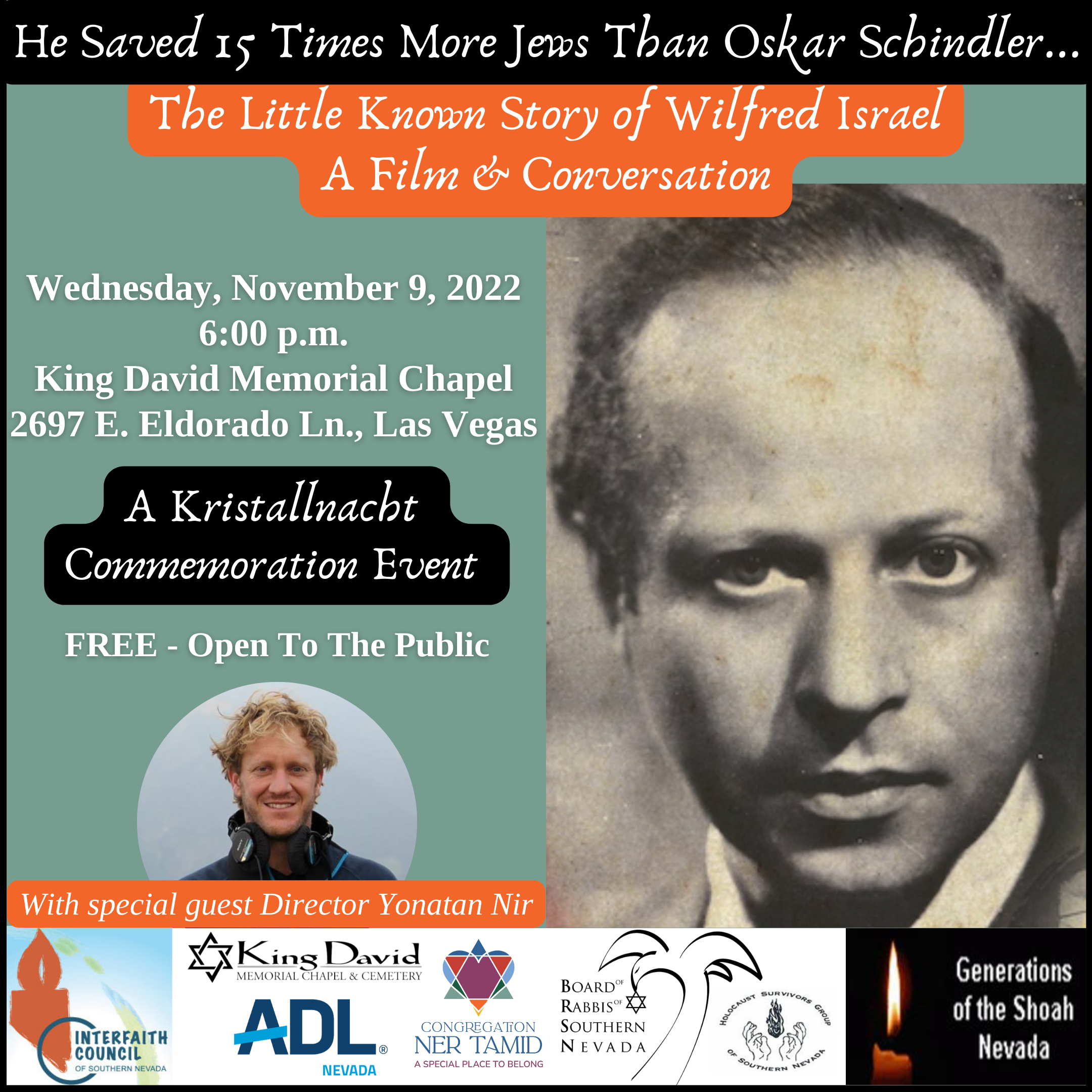 “THE ESSENTIAL LINK: THE STORY OF WILFRID ISRAEL" AT KING DAVID