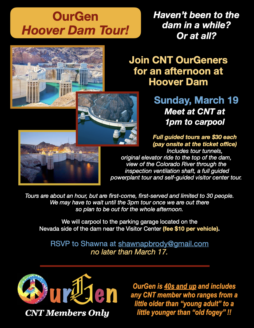 OURGEN GOES TO THE HOOVER DAM