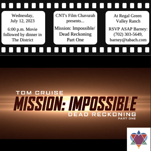 FILM CHAVURAH - MISSION IMPOSSIBLE/ DEAD RECKONING PART ONE