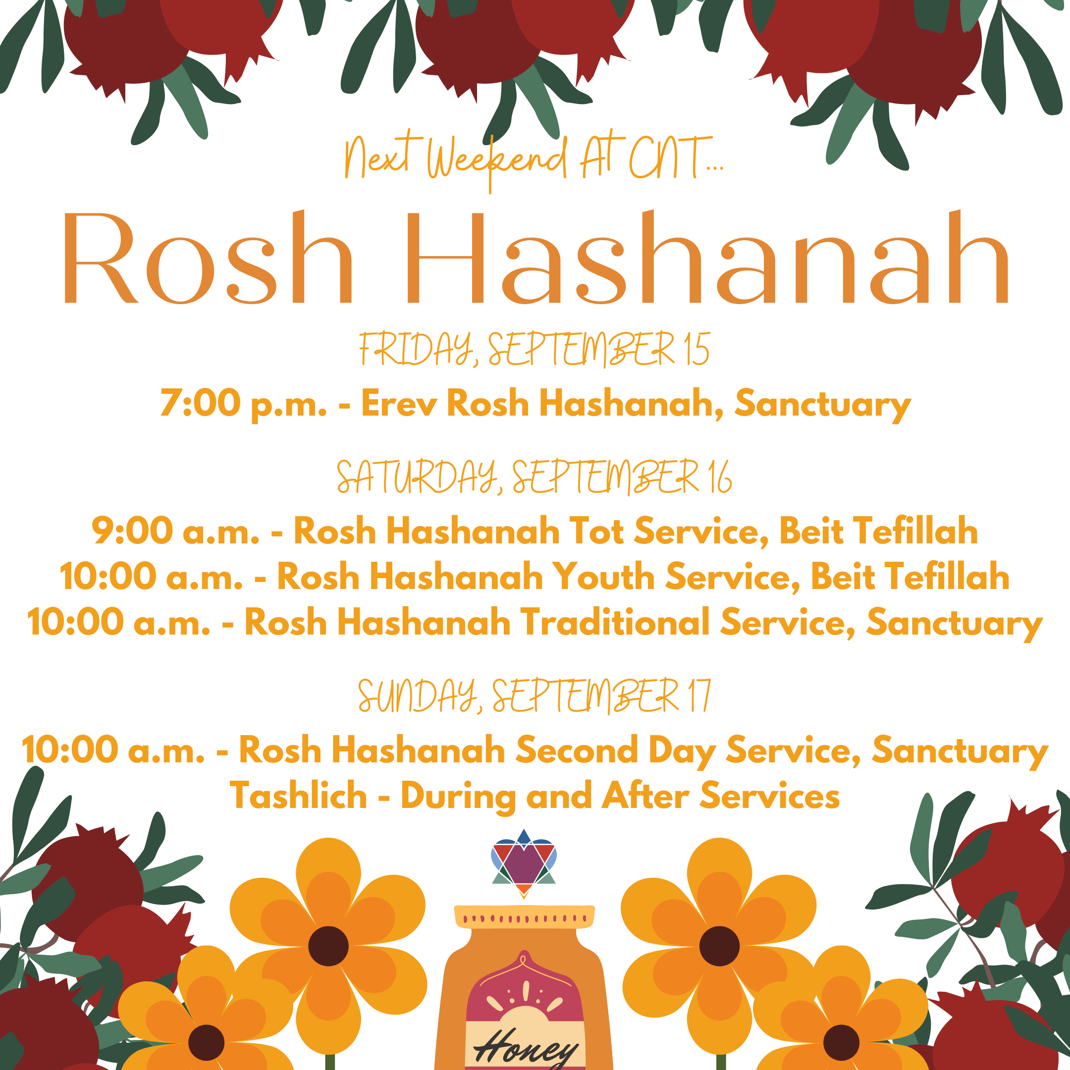 ROSH HASHANAH WEEKEND