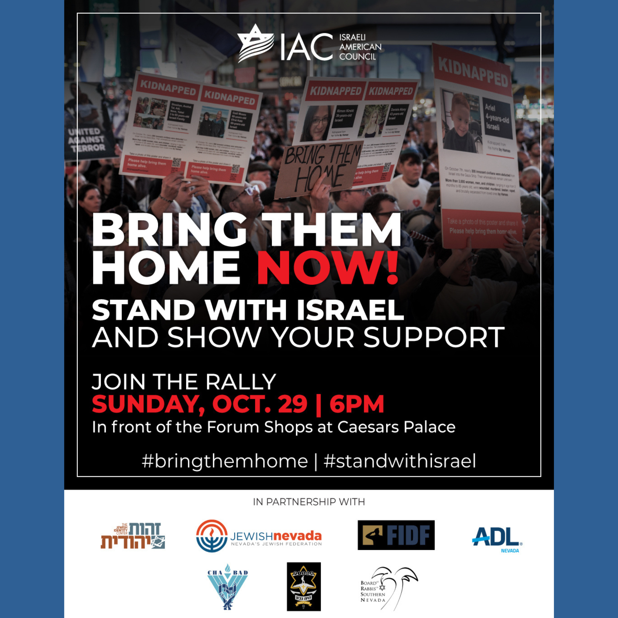 BRING THEM HOME NOW! RALLY