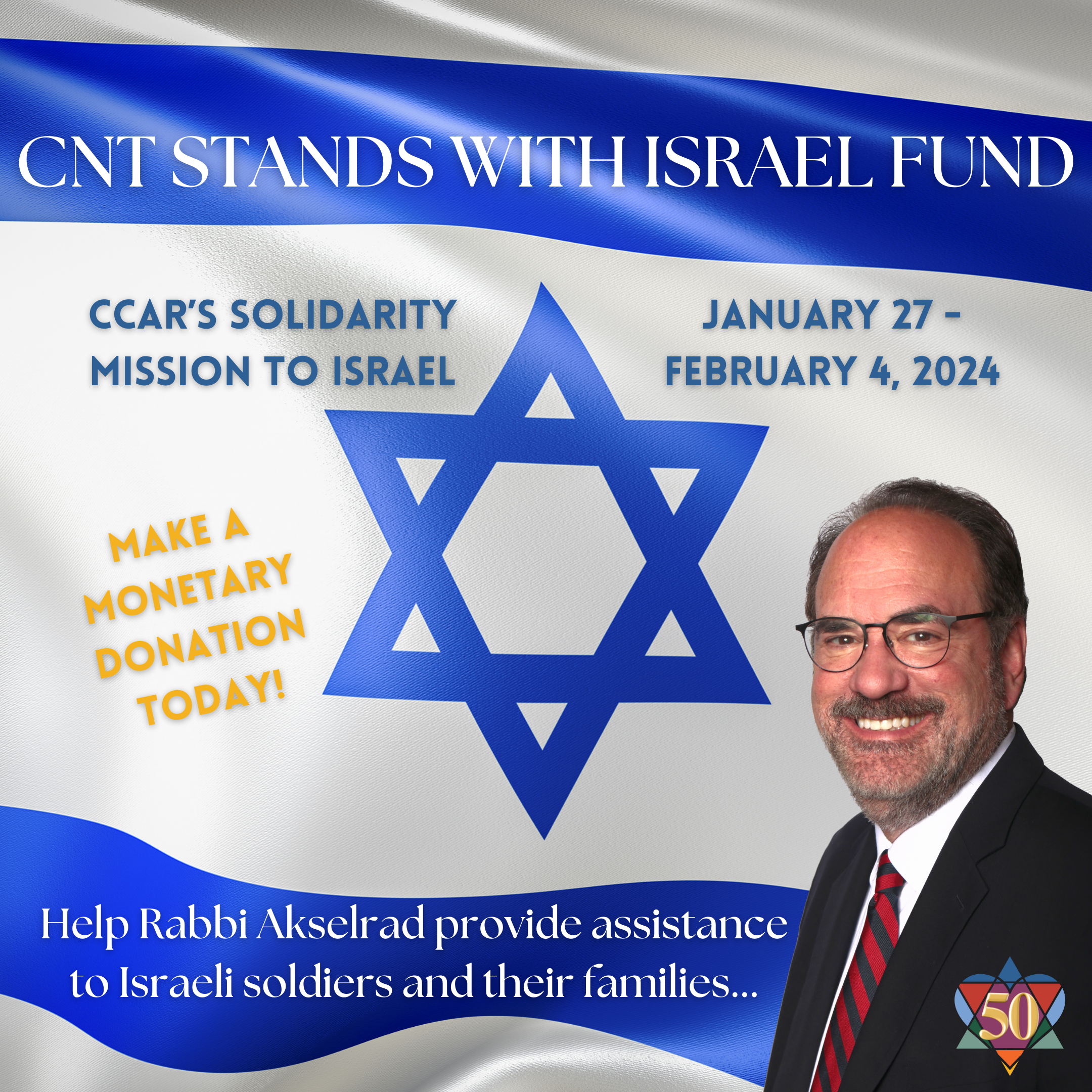 CNT STANDS WITH ISRAEL FUND